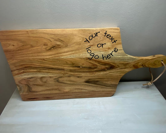 XL Natural Wood Charcuterie & Cutting Board